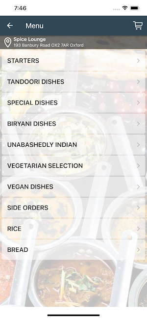 Spice Lounge Oxford Screenshot 1