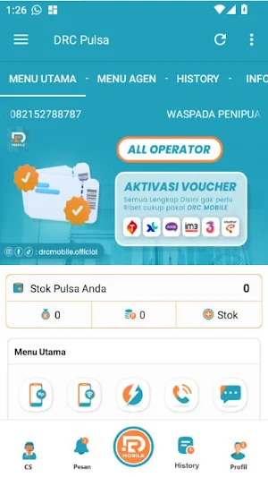 DRC Pulsa Screenshot 2