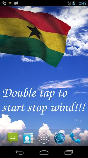 Ghana Flag Live Wallpaper Screenshot 1