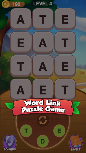 LinkWord Puzzle Brain Game Screenshot 2