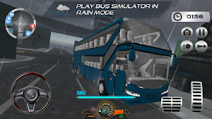 Bus Simulator 3D - City Rain Screenshot 0
