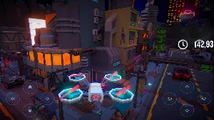 Drone Cyber City Flight Tour Screenshot 1