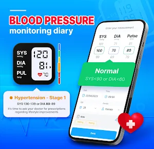 Blood Pressure Tracker Log Screenshot 0