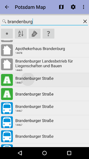 Potsdam Offline City Map Lite Screenshot 2