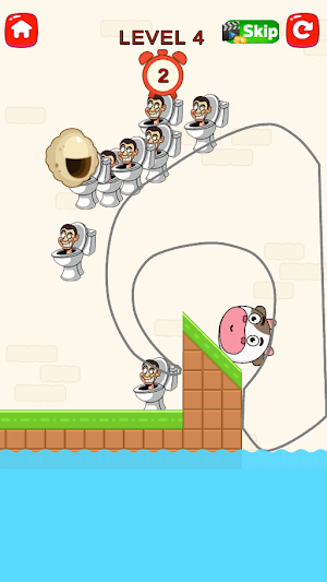 Toilet Attack: Draw Puzzle Screenshot 2