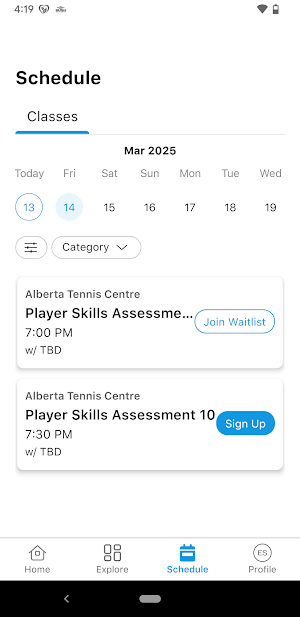 Alberta Tennis Centre Screenshot 2