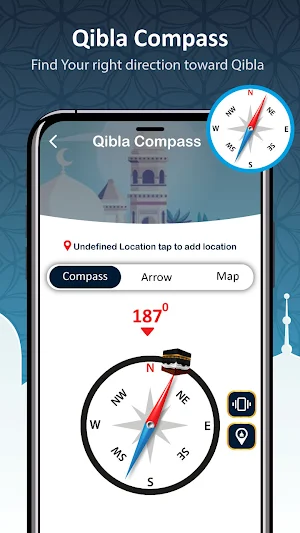 Qibla Compass Find Direction Screenshot 0