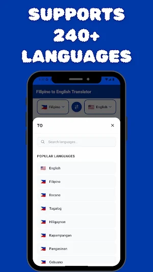 Filipino to English Translator Screenshot 3