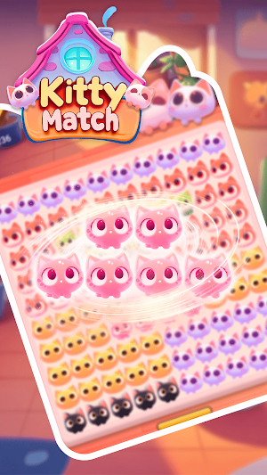 Kitty Match: Cute Puzzle Screenshot 0
