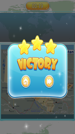 World Map Puzzle Game Screenshot 3