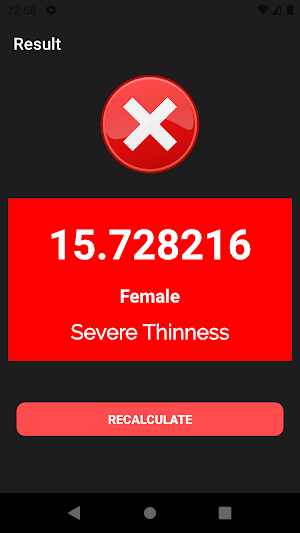 Calculate Body Mass Index Screenshot 3