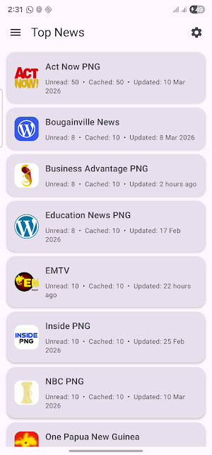 PNG Latest News Screenshot 3