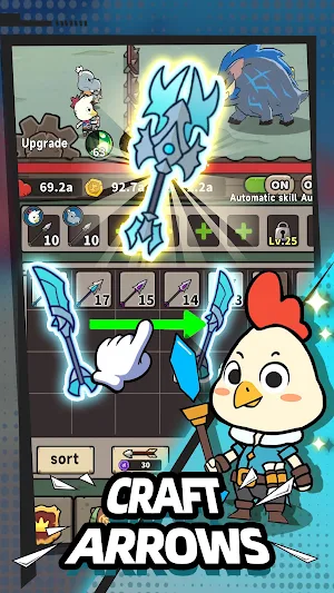 Idle Cluck - Archer Defense Screenshot 0