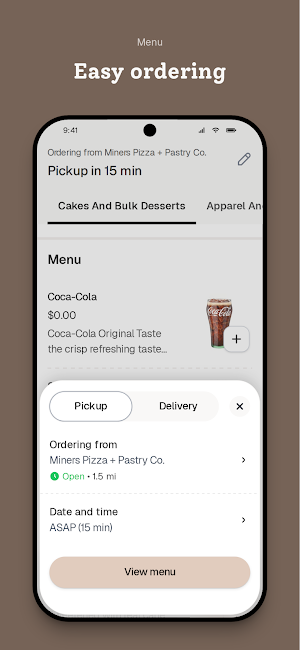 Miners Pizza + Pastry Co. Screenshot 2