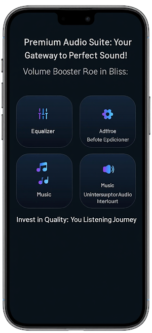 Volume booster & Music Player Screenshot 1