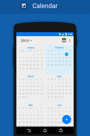 BLUE MATTE CM12/CM11 THEME Screenshot 2