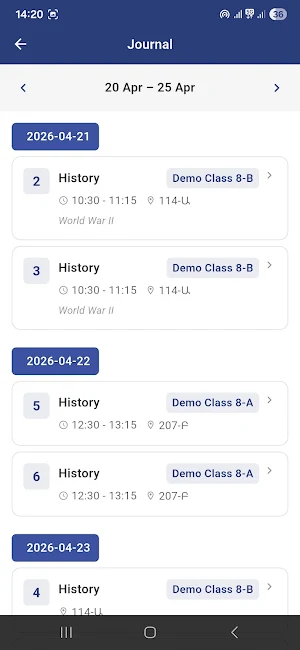 Quantum Eschool Mobile Screenshot 3