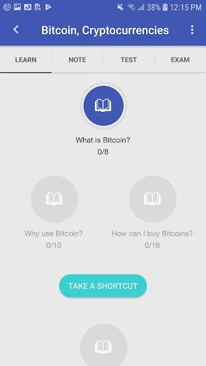 Crypto School - Learn Bitcoin & Cryptocurrency Screenshot 1