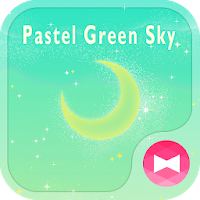 Fairy-tale Wallpaper Pastel Green Sky Theme