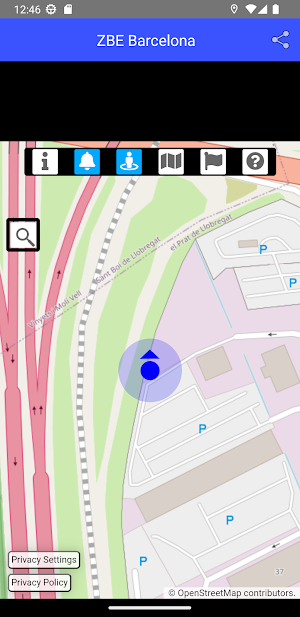 ZBE Barcelona GPS Screenshot 3