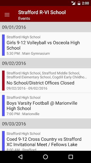 Strafford School District Screenshot 3
