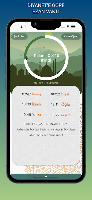 Ezan Vakti Namaz Kuran Screenshot 1