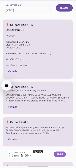trabajo camello en bogota Screenshot 2