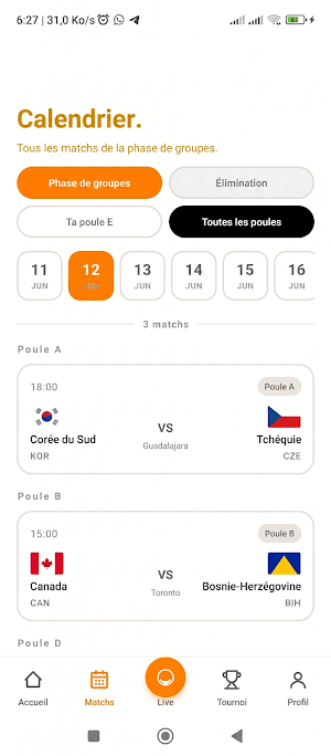 2026 World Cup Live Screenshot 3