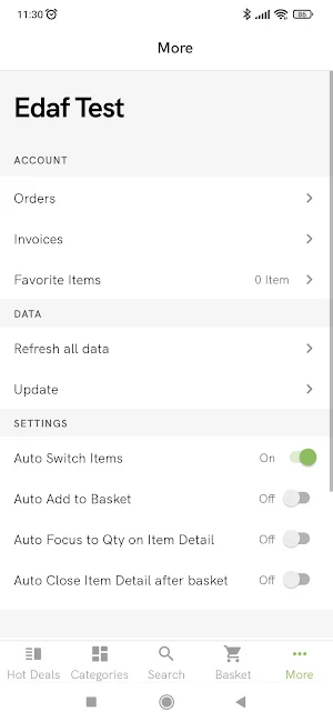 Cyprofood Screenshot 2