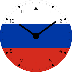 Russia Analog Watch Face Screenshot 3