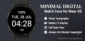 CareStream Minimal Watch Face Screenshot 0