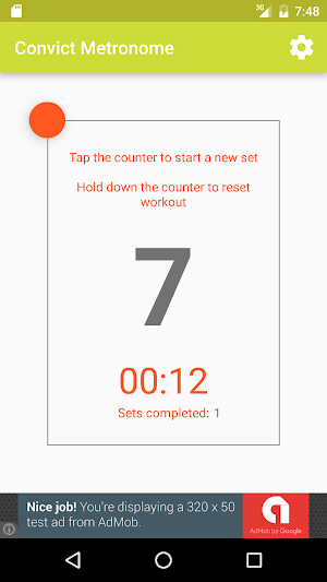Convict Metronome Screenshot 1