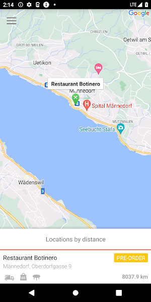 Restaurant Botinero Männedorf Screenshot 1