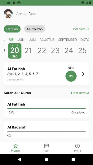HifzTracker: Hafalan Al-Quran Screenshot 1