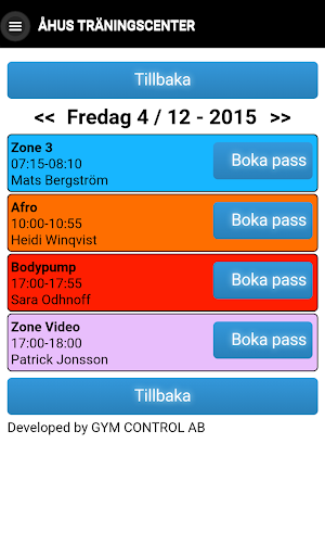 Åhus Träningscenter Screenshot 1