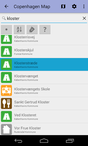 Copenhagen Offline City Map Screenshot 2