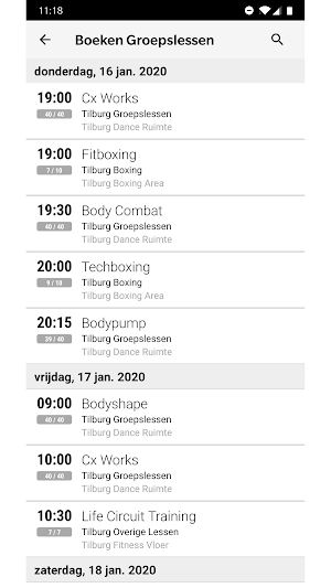 Club Pellikaan Booking Screenshot 3