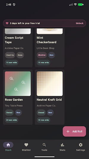 Washi Stash: Tape Catalog Screenshot 0