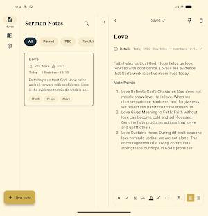 Sermon Notes Screenshot 3