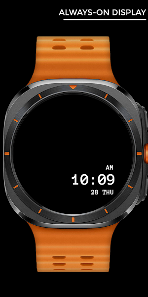 Night 05D - Digital Watch Face Screenshot 2