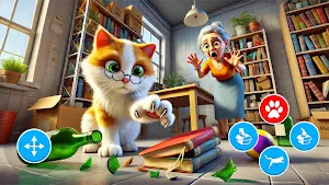Cat and Grandma: Cat Simulator Screenshot 3