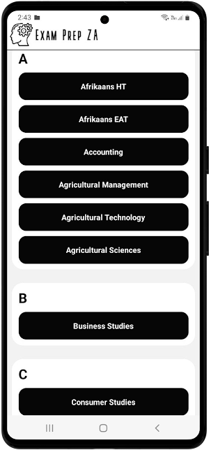 Exam Prep ZA Screenshot 0
