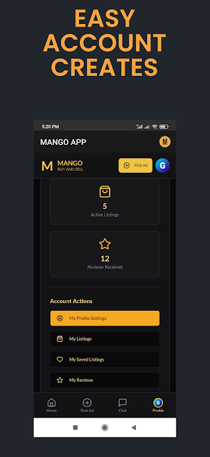 Mango buy & sell Screenshot 0