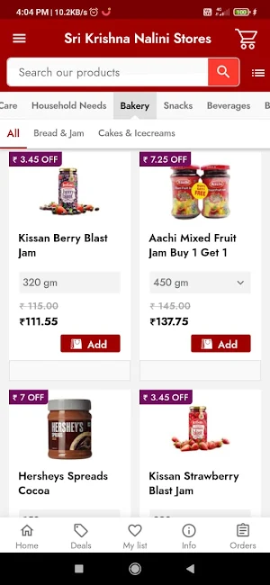 SRI KRISHNA DEPARTMENTAL STORE Screenshot 2