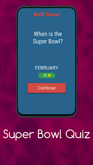 Super Bowl Quiz Screenshot 1
