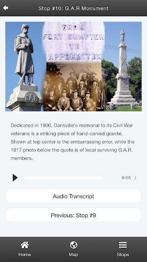 Dansville Historical Tour Screenshot 1