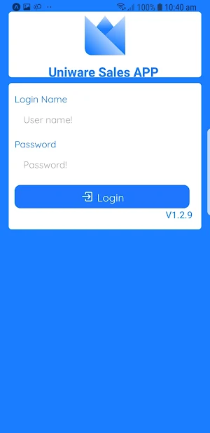 Sales App Screenshot 0