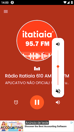 Rádio Itatiaia 610 AM 95.7 FM Screenshot 2
