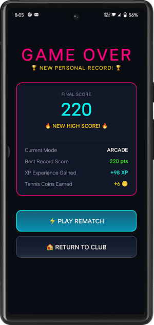 Tennis Smash Game Screenshot 3