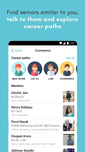 Steerme: Friendly mentors from Screenshot 2